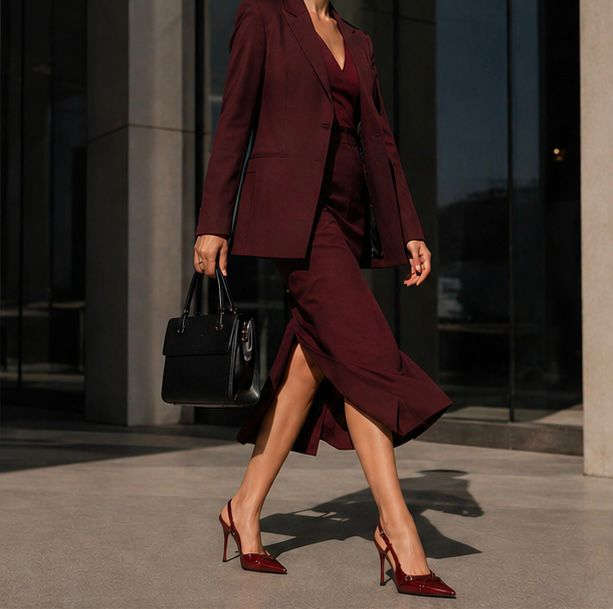 Aging like fine wine Burgundy Stilletos [2]