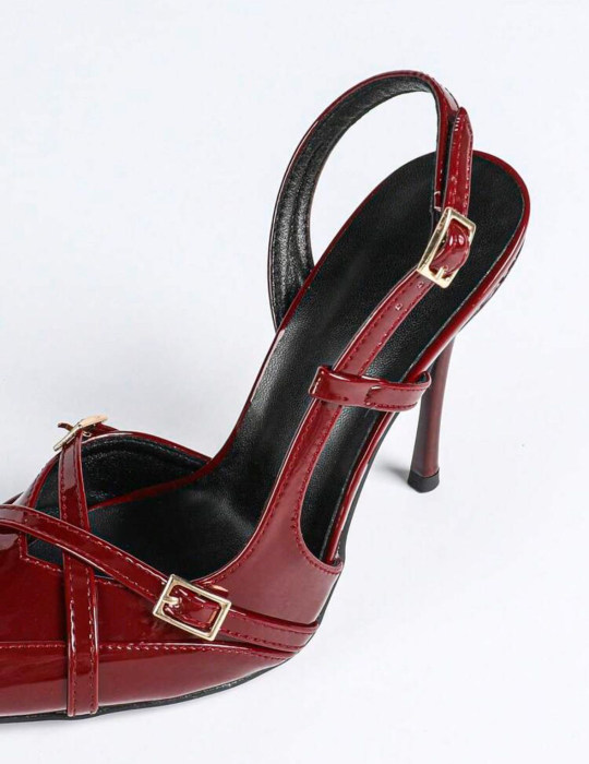 Aging like fine wine Burgundy Stilletos [4]