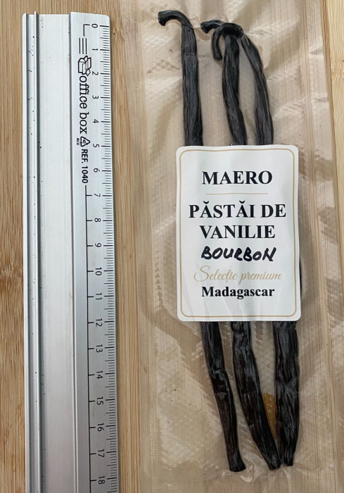 3 Bucati - Pastai de Vanilie Gourmet din Madagascar – Bourbon - Calitate A , 100% Naturala (17–20 cm) [5]