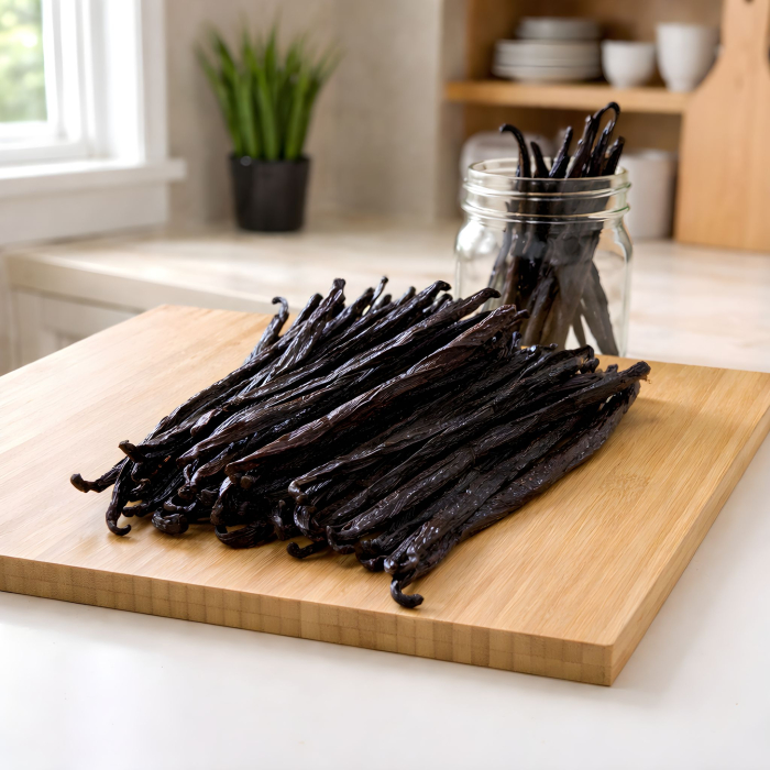 Pastai de Vanilie Imperiala din Madagascar - Calitate A , 100% Naturala (24–30cm) [2]