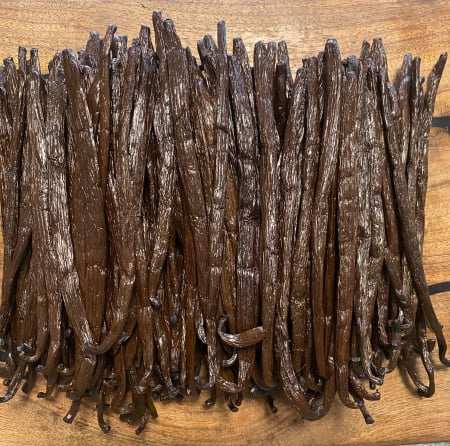 Mostre - Păstăi de Vanilie Gourmet  din Madagascar – Bourbon - Calitate A , 100% Naturală (15–18 cm)