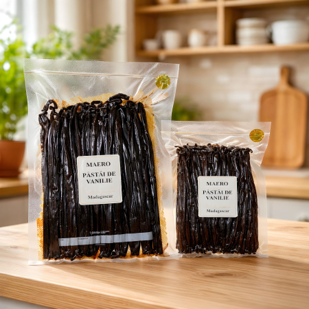 1 KG  - Pastai de Vanilie Gourmet din Madagascar – Bourbon - Calitate A , 100% Naturala (17–20 cm) [2]