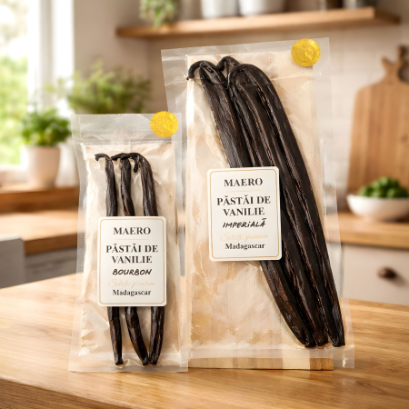 3 Bucati - Pastai de Vanilie Imperiala din Madagascar - Calitate A , 100% Naturala (24–30cm) [3]