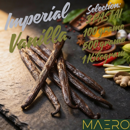 Vanilie IMPERIALA - Pastai de Vanilie Imperiala din Madagascar - Calitate A , 100% Naturala (24–30cm)