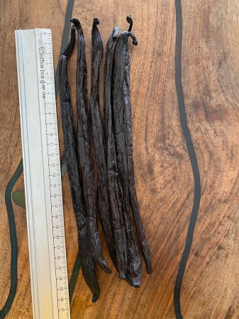 Mostre - Păstăi de Vanilie Imperiala din Madagascar - Calitate A , 100% Naturală (24–30cm)