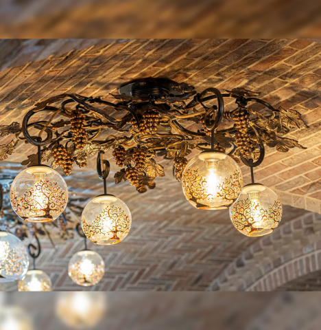 Lustră din Fier Forjat M1 – Eleganță Clasică pentru Interior [2]