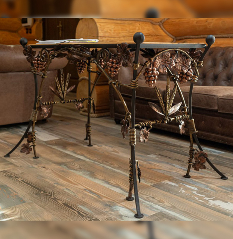 Mobilier Terasa - Masă din Fier Forjat pentru Terasă – Eleganță și Rezistență în Aer Liber