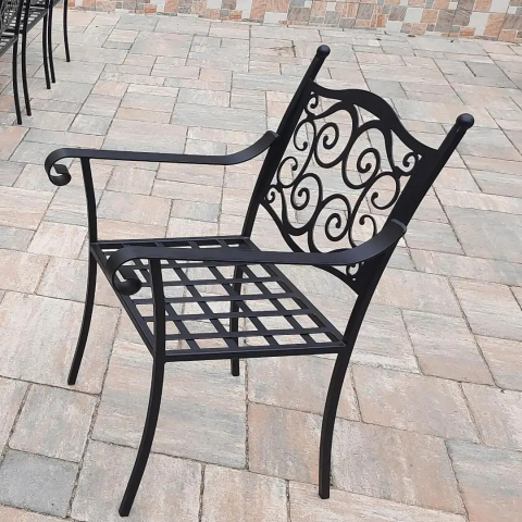 Set Masă și Scaune din Fier Forjat [1]