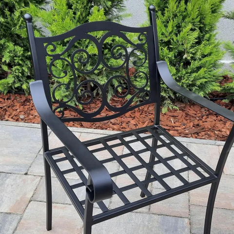 Set Masă și Scaune din Fier Forjat [2]