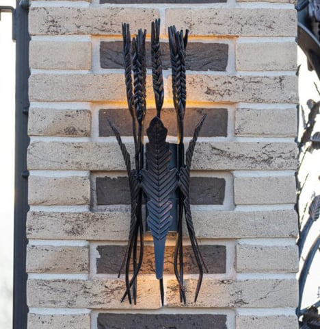 Corpuri de Iluminat - Spot de Exterior din Fier Forjat – Iluminat Elegant pentru Gard