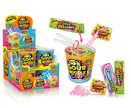 Produse - Jeleuri NOODLE CUP 55 g, Johnny Bee