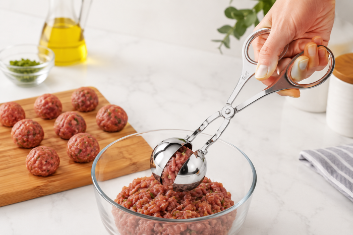 Dispozitiv pentru chifteluțe și biluțe din inox 3,8 cm [4]