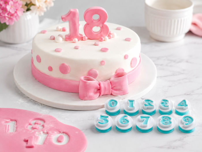 Set decupatoare cifre cu ejector 0-9 pentru fondant și biscuiți [3]