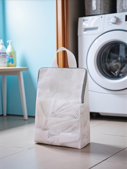 Săculeț protecție spălare încălțăminte cu fermoar 40x30x8 cm [5]