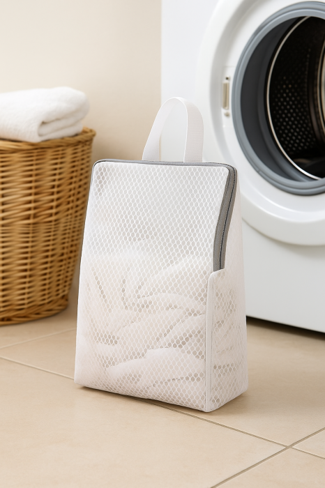 Săculeț protecție spălare încălțăminte cu fermoar 40x30x8 cm [3]