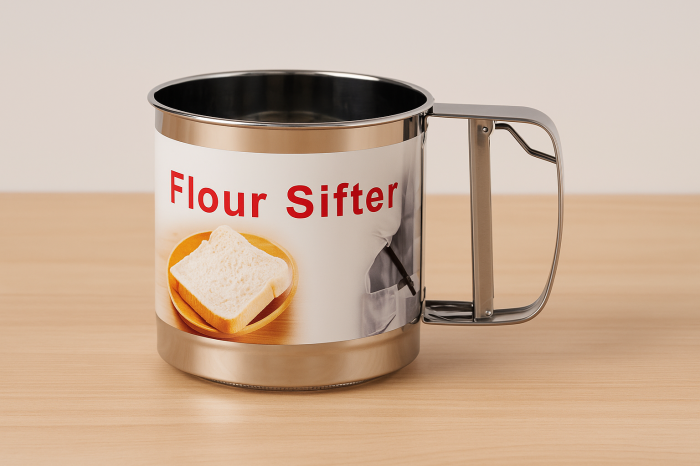 Sită tip cană inox făină zahăr pudră cacao prăjituri patiserie [4]