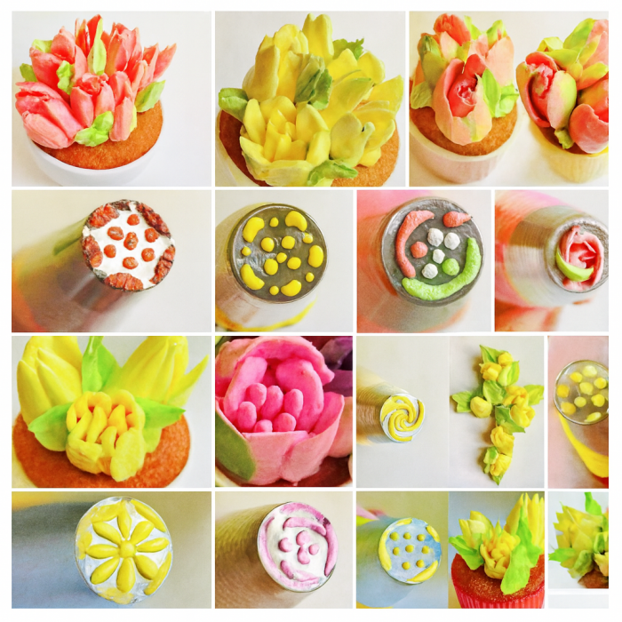 Set 12 duiuri mari din inox pentru decorat torturi și prăjituri [4]