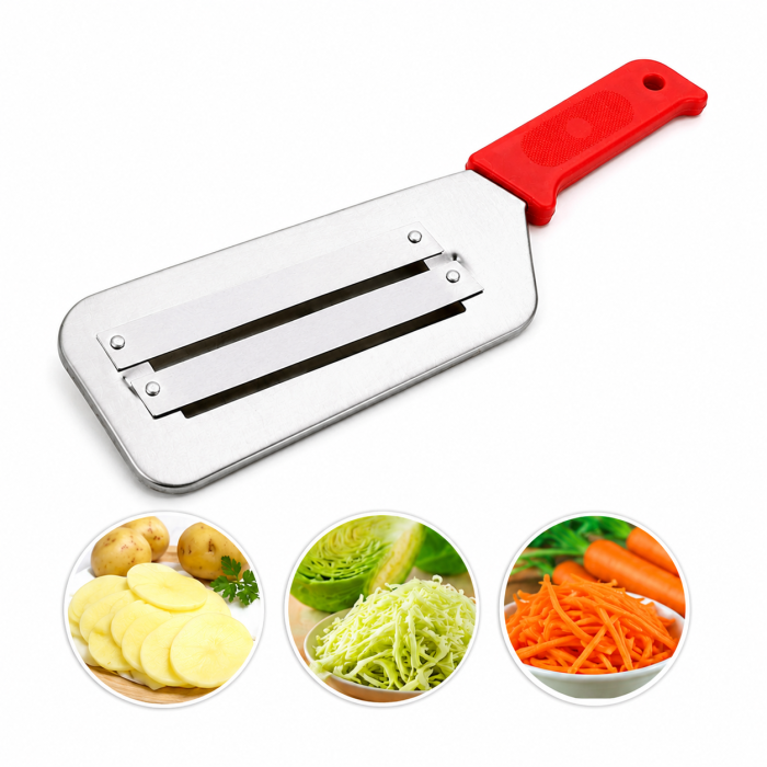 Feliator manual din inox pentru varză și legume cu lamă dublă [8]