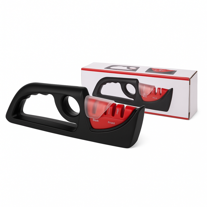 Ascuțitor universal manual 3 în 1 pentru cuțite și foarfece [2]
