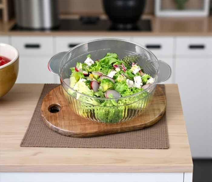 Recipient plastic transparent cu capac pentru alimente [3]