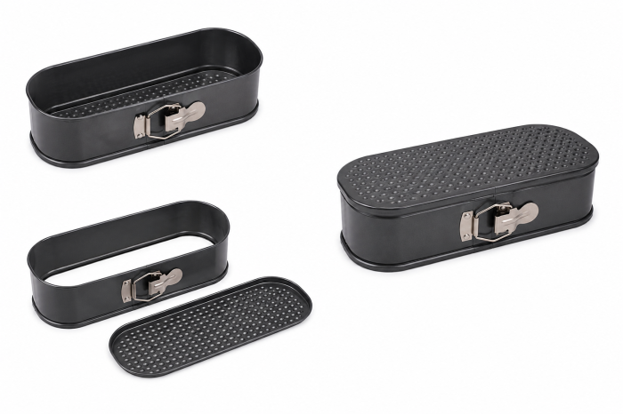 Forma de copt chec si cozonac cu baza detasabila 31x11.5x6.5 cm [8]