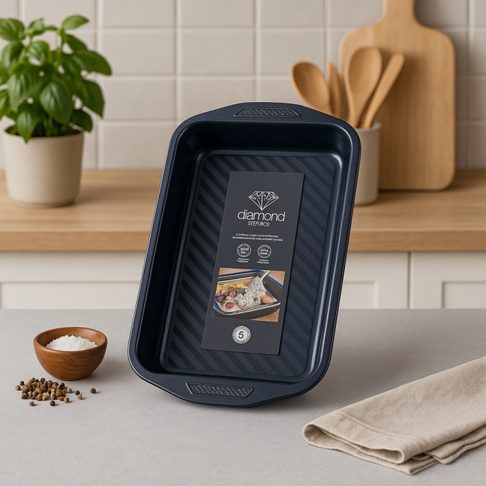 Tavă de copt Diamond Series antiaderentă pentru carne și legume [2]