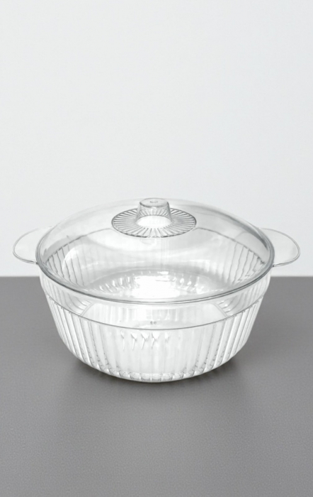 Recipient plastic transparent cu capac pentru alimente [2]