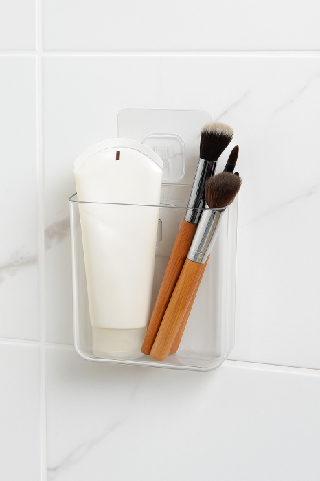 Suport autoadeziv multifuncțional din plastic transparent pentru perete [2]