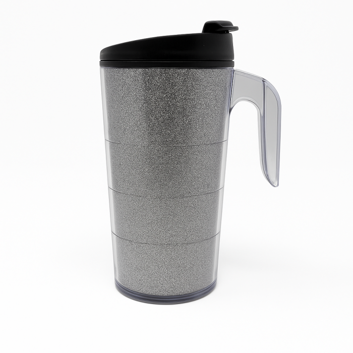 Cană termos cu efect sclipici 400 ml și capac anti-picurare [5]