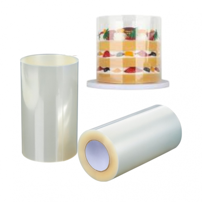 Folie acetat transparentă pentru torturi și prăjituri rolă 10 m [2]