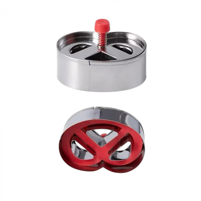 Formă decupatoare inox bretzel pentru biscuiți și fursecuri [2]