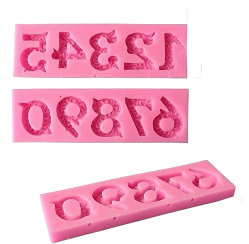 Formă din Silicon cu Cifre Decorative 0-9 pentru Cofetărie și Proiecte Handmade [3]