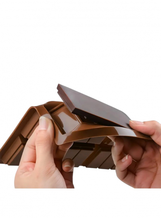 Tavă silicon 6 tablete ciocolată formă antiaderentă deserturi praline [2]