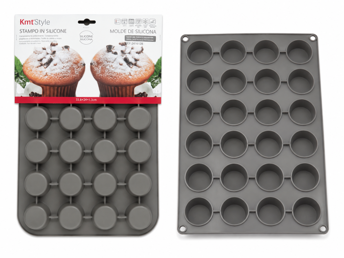 Forma din Silicon pentru Mini Prajituri si Mini Cheesecake 24 Cavitati KmtStyle [2]