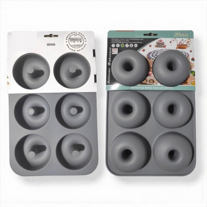 Formă din silicon cu 6 cavități pentru gogoși, brioșe și deserturi [5]