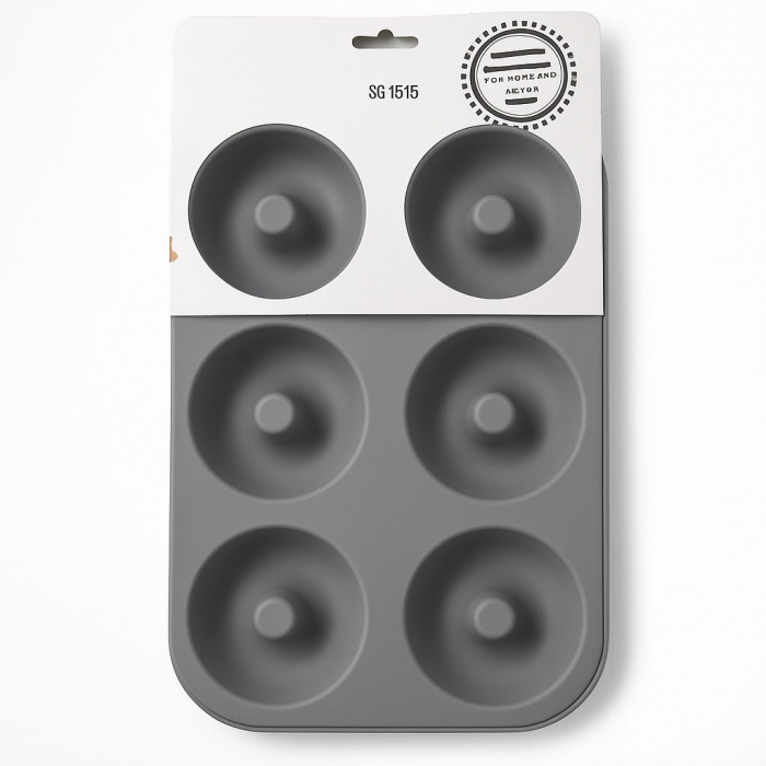 Formă din silicon cu 6 cavități pentru gogoși, brioșe și deserturi [2]