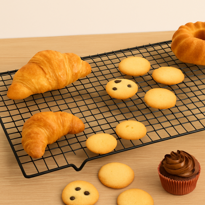 Grătar metalic de răcire 40x25 cm antiaderent pentru prăjituri și pâine [1]