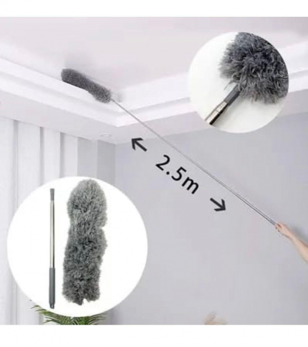 Pămătuf telescopic din microfibră extensibil până la 2.5 m [3]