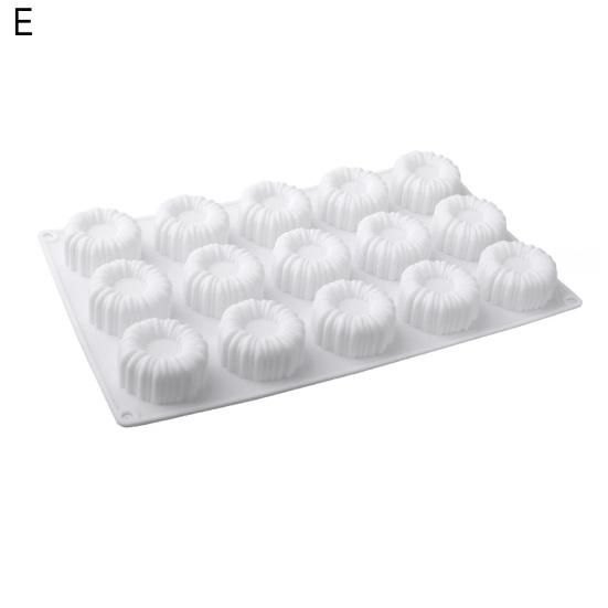 Matrita silicon mini deserturi mousse 15 cavitati tip inel [2]