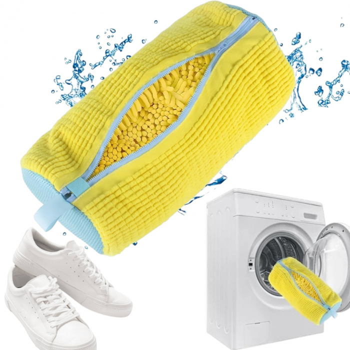 Sac protecție pantofi pentru mașina de spălat – husă cu fermoar, culori disponibile [1]