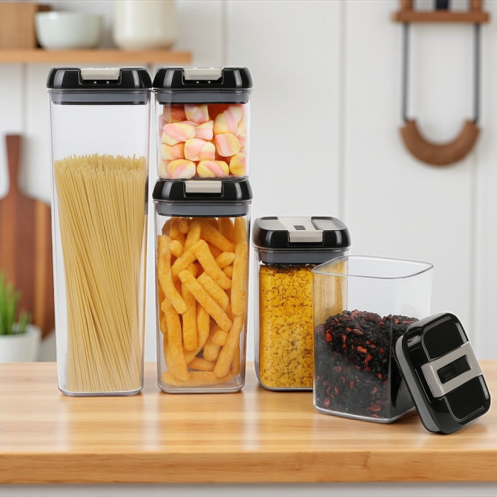 Set 5 Recipiente Etanșe pentru Depozitarea Alimentelor – Diverse Dimensiuni [3]