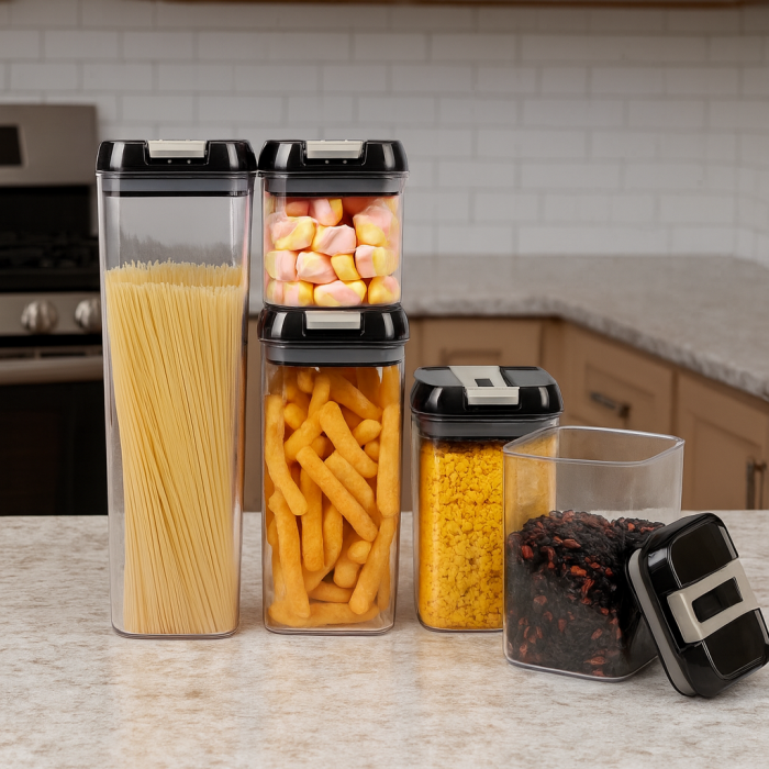 Set 5 Recipiente Etanșe pentru Depozitarea Alimentelor – Diverse Dimensiuni [4]