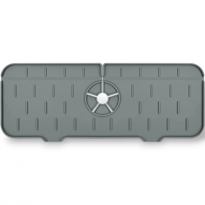 Tăviță silicon chiuvetă – protecție robinet și scurgere apă [4]