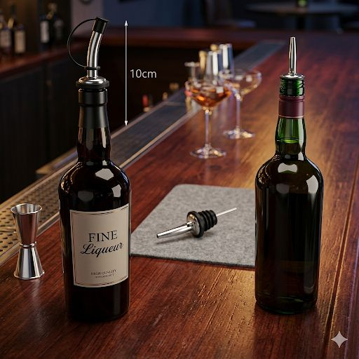 Turnător Vin Inox cu Dop Antipicurare [2]