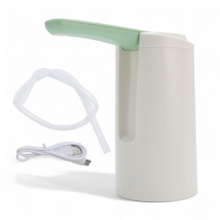 Dozator electric apă USB reîncărcabil – distribuitor automat pentru sticle și butoaie mari [1]