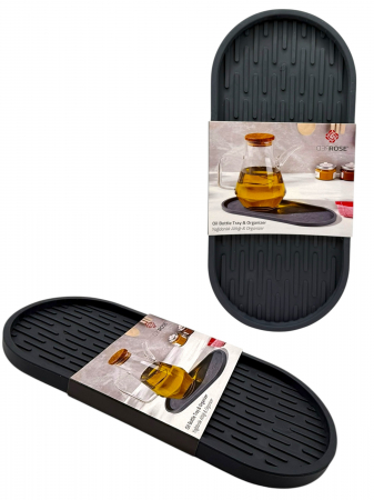 Tăviță organizator din silicon multifuncțională gri închis [1]