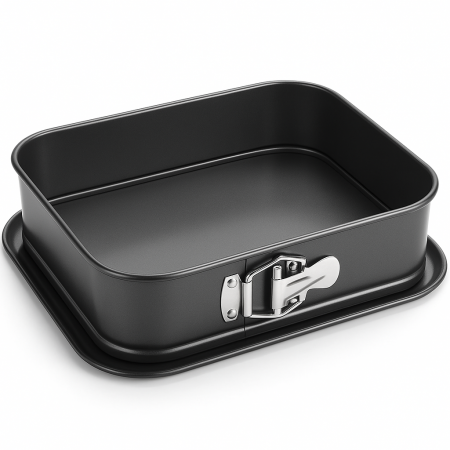 Cofetărie și patiserie - Tava de copt cu fund detașabil 28x24 cm antiaderentă pentru prăjituri și torturi