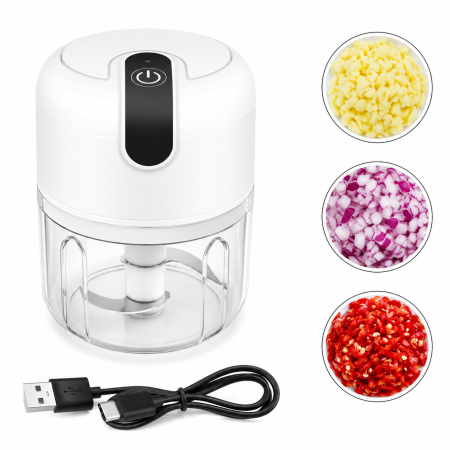 Bucătărie - Mini Tocator Electric Reincarcabil USB 250 ml