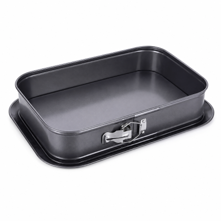 Bucătărie - Tavă dreptunghiulară pentru copt cu bază detașabilă 32,5x23x6,5 cm