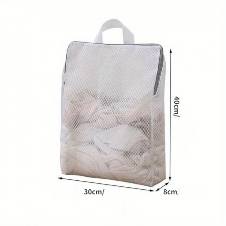 Săculeț protecție spălare încălțăminte cu fermoar 40x30x8 cm [3]